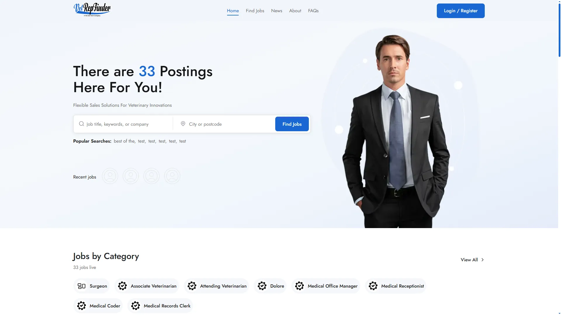 Vet Rep Finder
