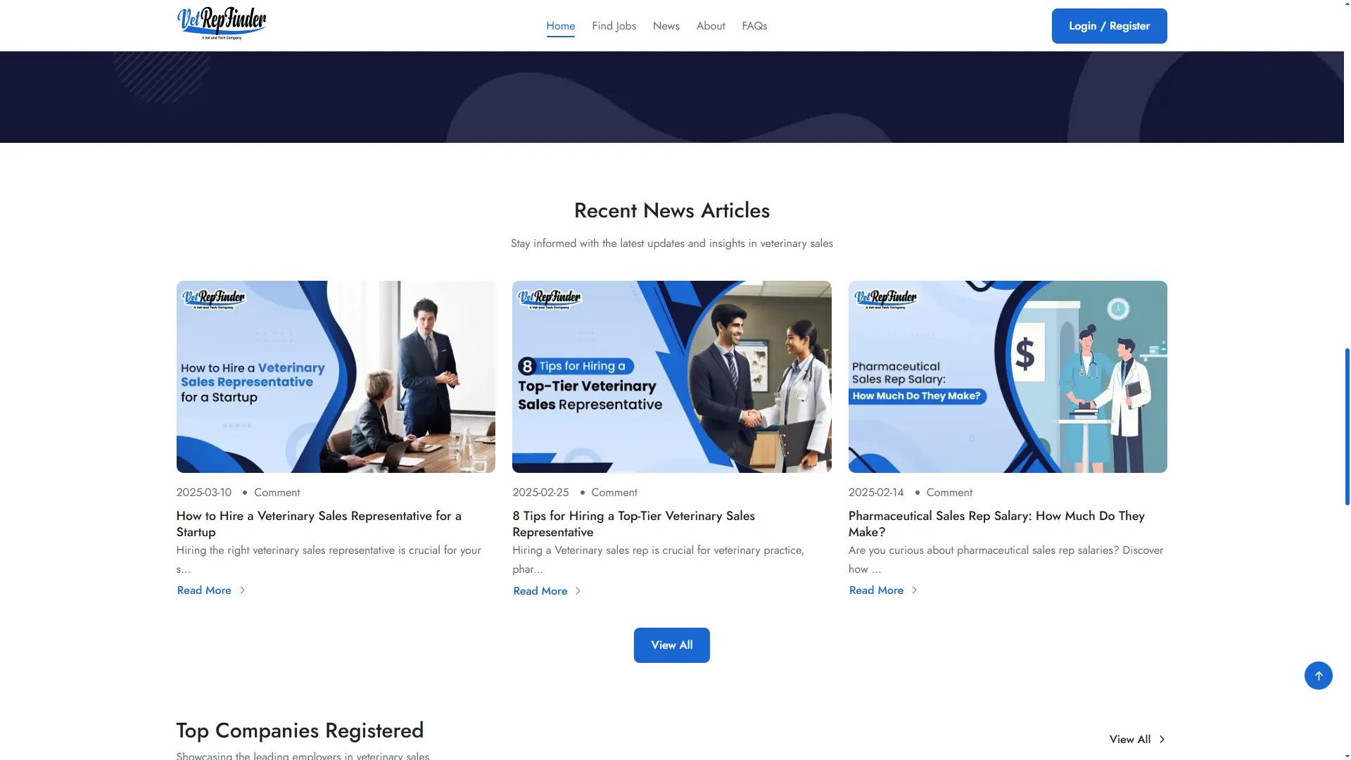 Vet Rep Finder