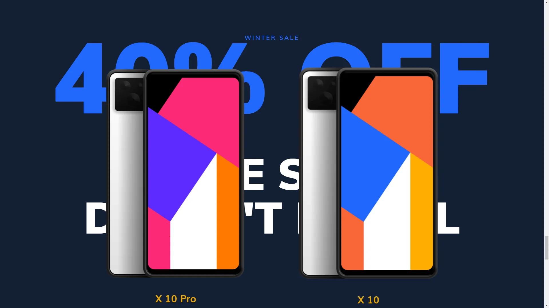 Mobile Landing Page